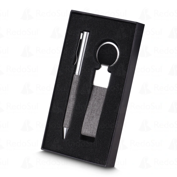 Kit Escritório Personalizado com caneta e chaveiro Kit Escritório Personalizado com caneta e chaveiro